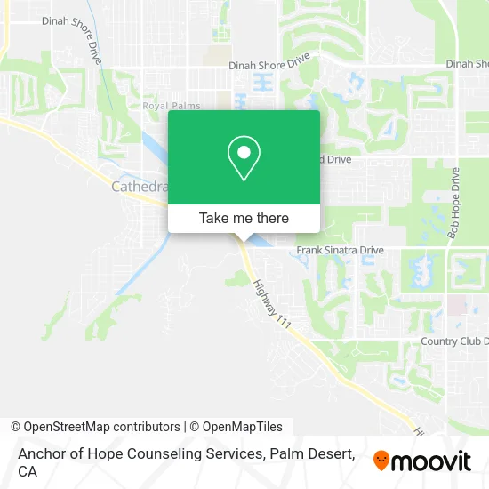Mapa de Anchor of Hope Counseling Services