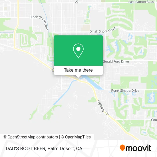 Mapa de DAD'S ROOT BEER