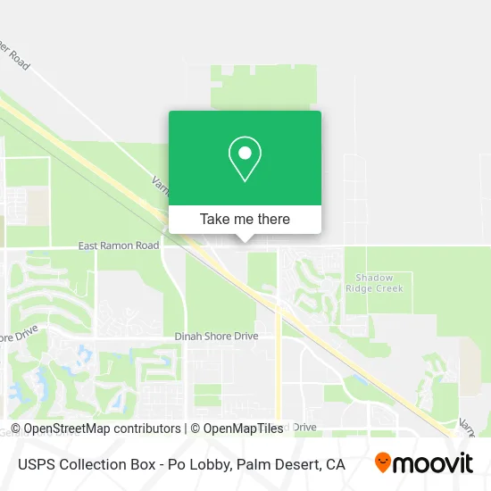 USPS Collection Box - Po Lobby map