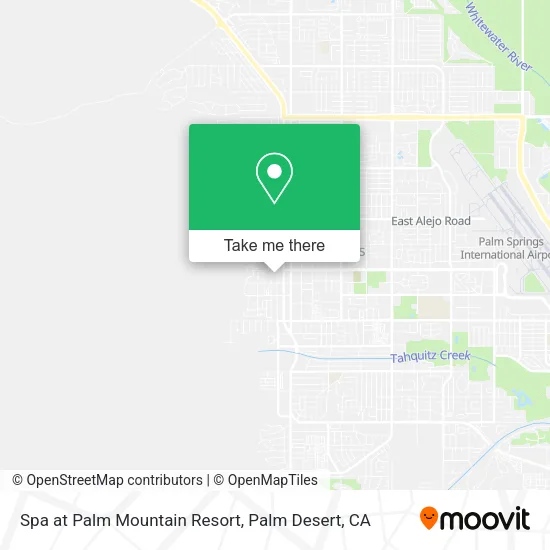 Spa at Palm Mountain Resort map