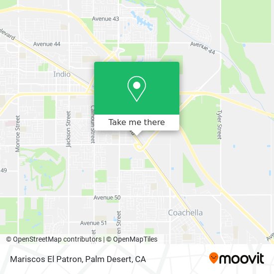 Mariscos El Patron map