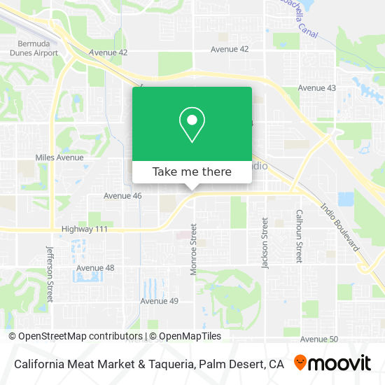 Mapa de California Meat Market & Taqueria