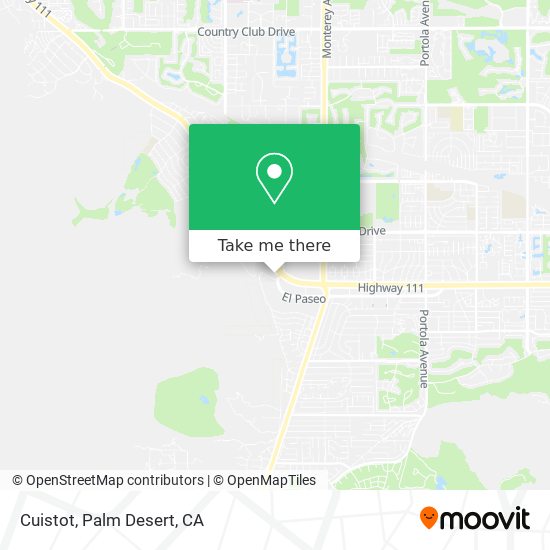 How To Get To Cuistot In Palm Desert By Bus