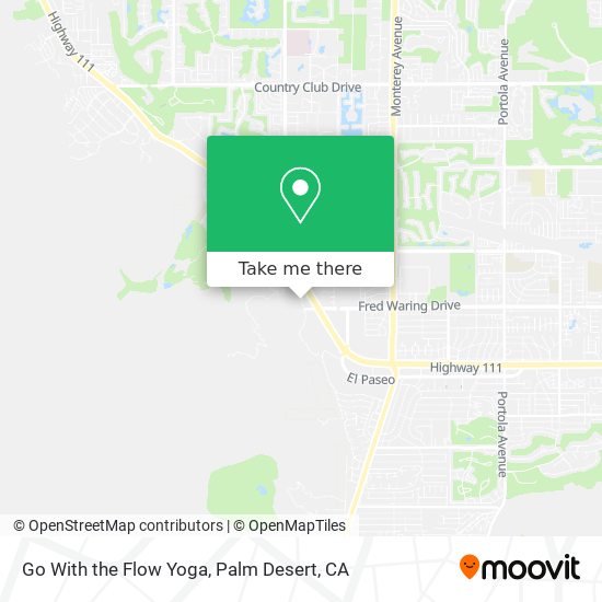 Go With the Flow Yoga map