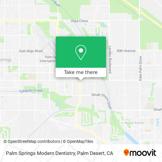 Mapa de Palm Springs Modern Dentistry