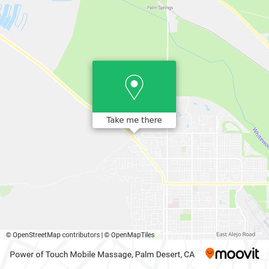 Power of Touch Mobile Massage map