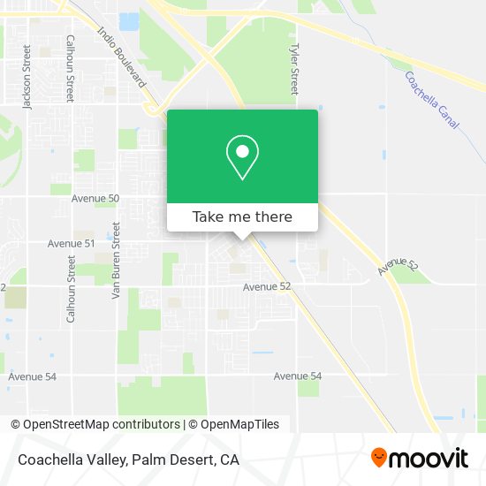 Mapa de Coachella Valley