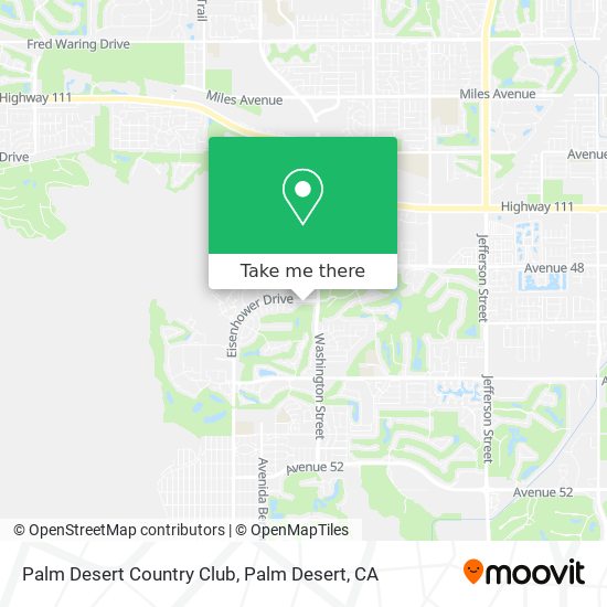 Palm Desert Country Club map