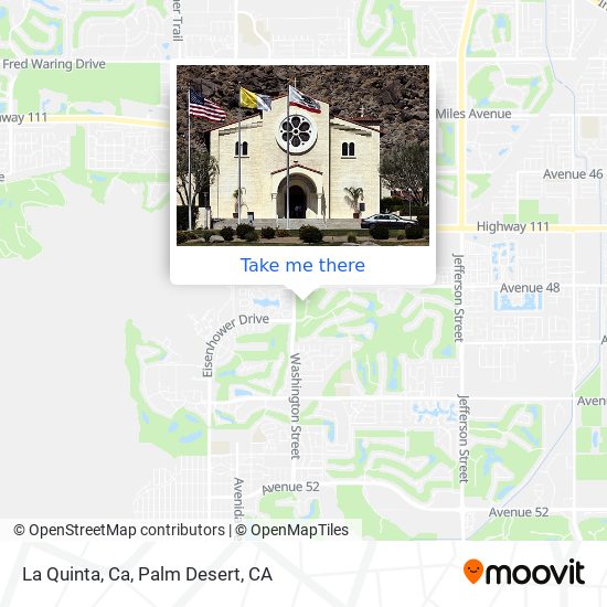 Mapa de La Quinta, Ca