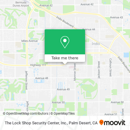 Mapa de The Lock Shop Security Center, Inc.