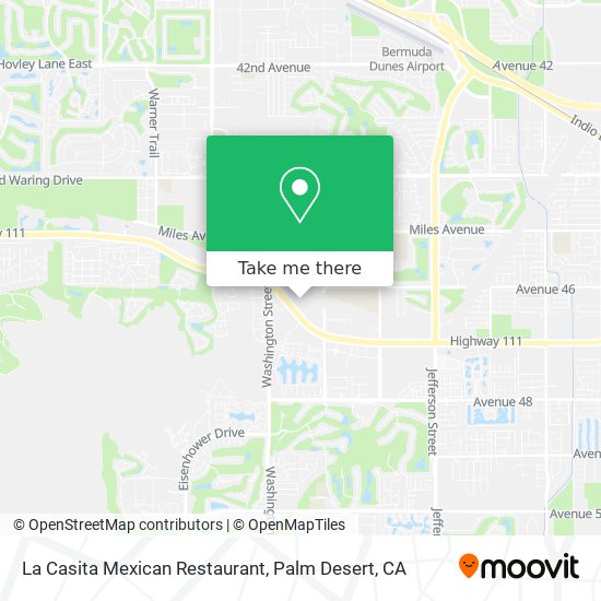 Mapa de La Casita Mexican Restaurant