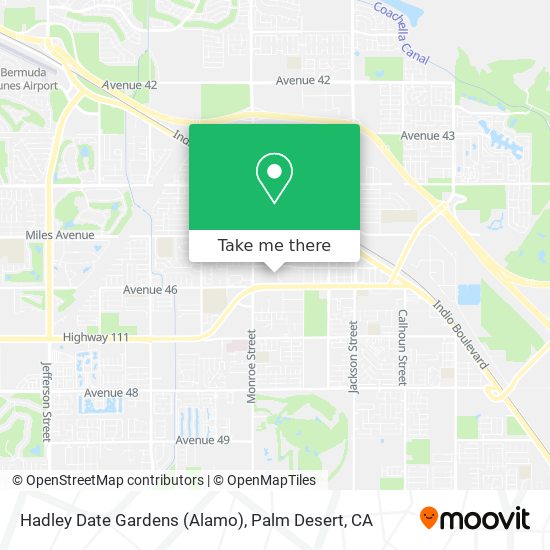 Hadley Date Gardens (Alamo) map