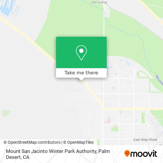 Mount San Jacinto Winter Park Authority map