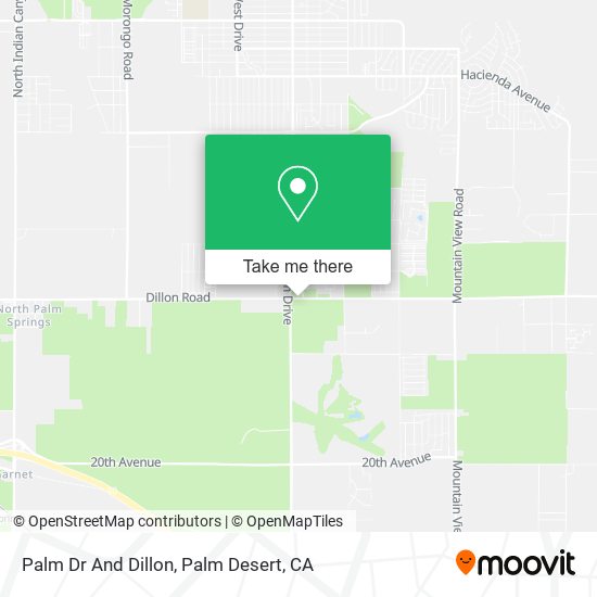 Palm Dr And Dillon map
