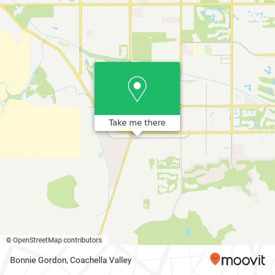 Mapa de Bonnie Gordon, 73130 El Paseo Palm Desert, CA 92260