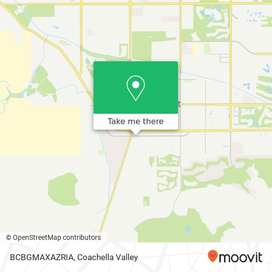 Mapa de BCBGMAXAZRIA, 73100 El Paseo Palm Desert, CA 92260