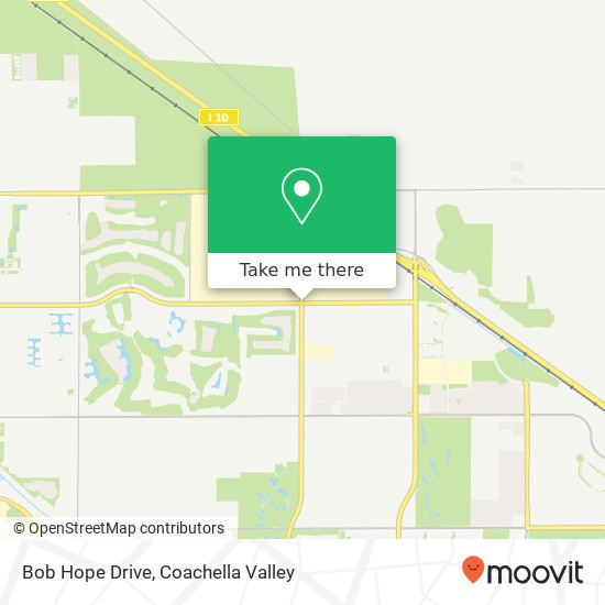 Bob Hope Drive map