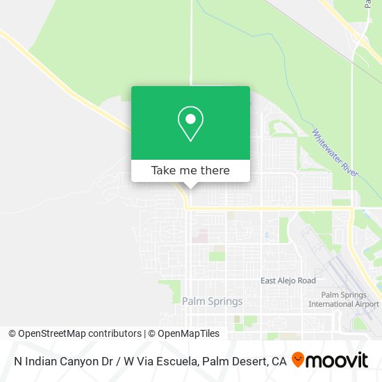 Mapa de N Indian Canyon Dr / W Via Escuela