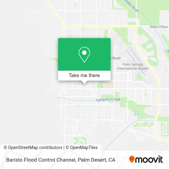 Baristo Flood Control Channel map