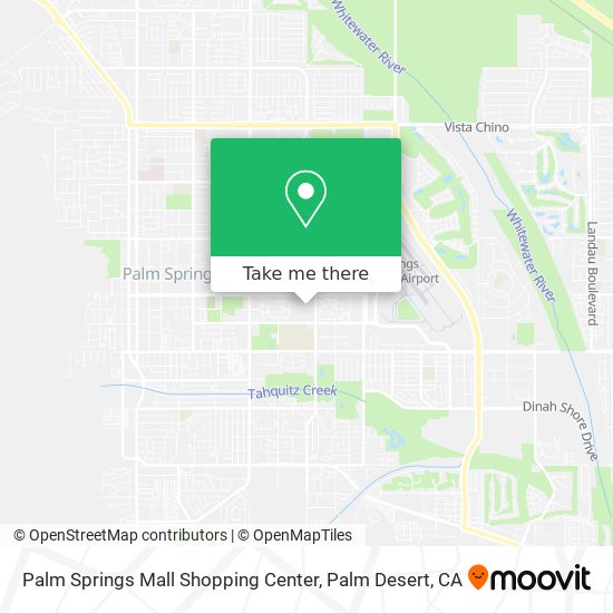Mapa de Palm Springs Mall Shopping Center