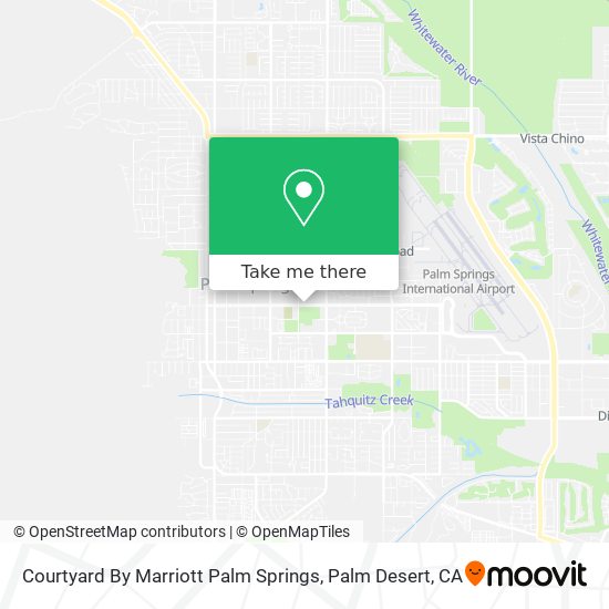 Courtyard By Marriott Palm Springs map