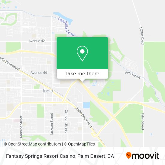 Fantasy Springs Resort Casino map