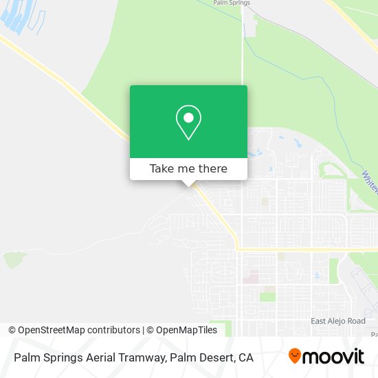 Mapa de Palm Springs Aerial Tramway