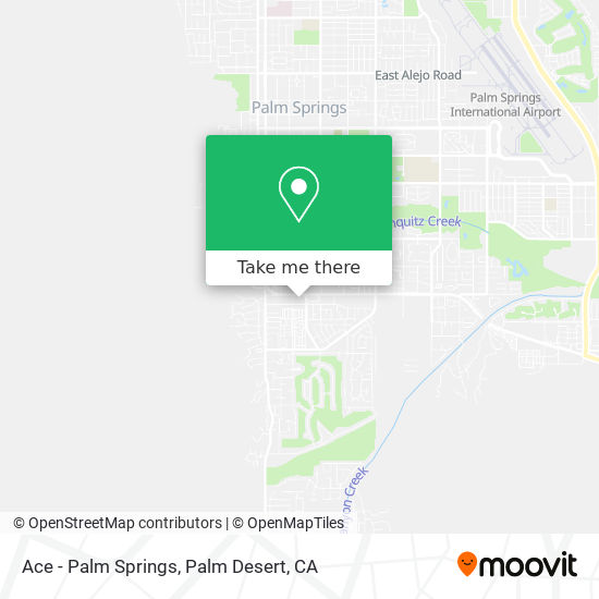 Mapa de Ace - Palm Springs