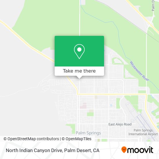 Mapa de North Indian Canyon Drive