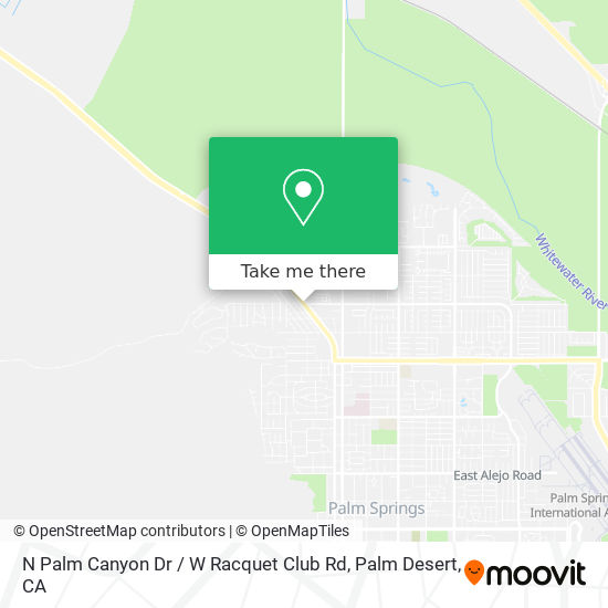 Mapa de N Palm Canyon Dr / W Racquet Club Rd