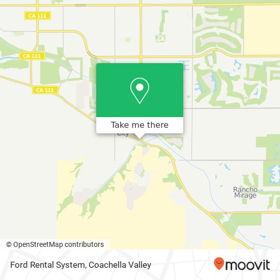 Ford Rental System map