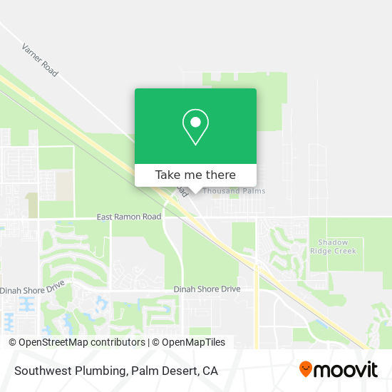 Southwest Plumbing map