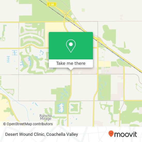 Desert Wound Clinic map