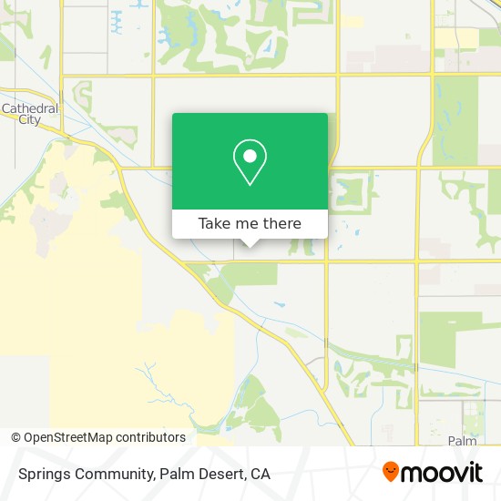 Springs Community map