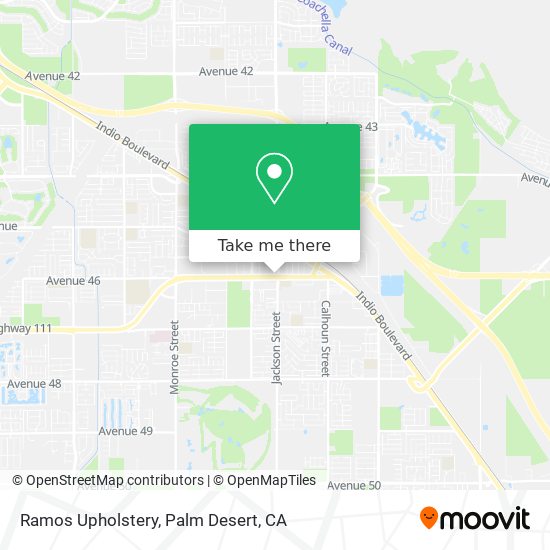Ramos Upholstery map