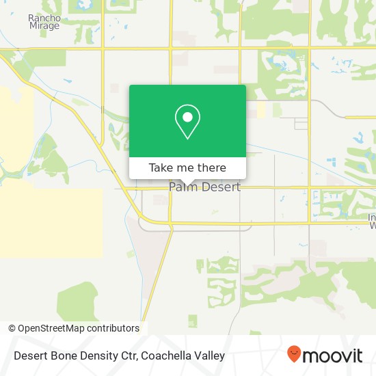 Mapa de Desert Bone Density Ctr