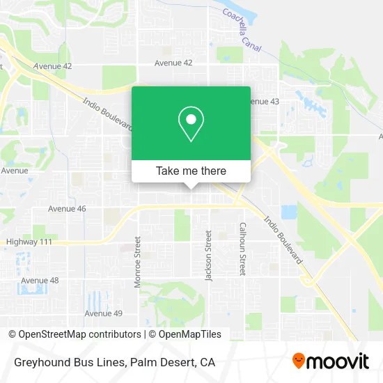 Greyhound Bus Lines map