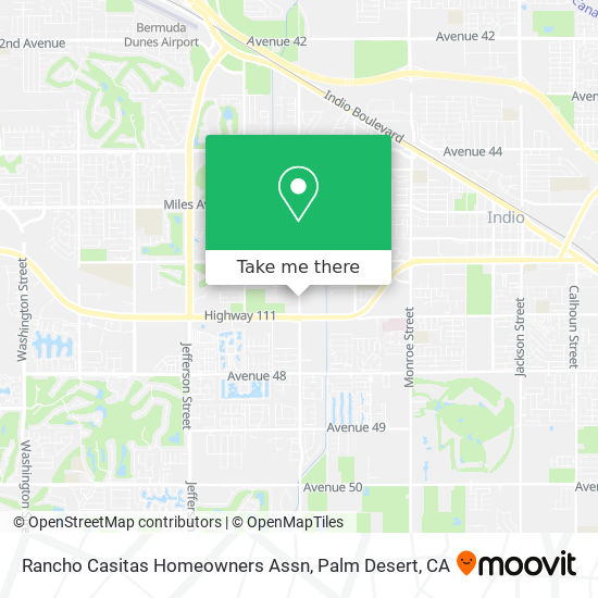Rancho Casitas Homeowners Assn map