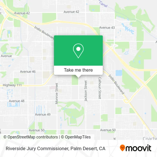 Riverside Jury Commissioner map
