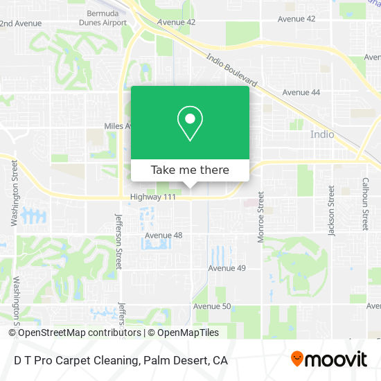 D T Pro Carpet Cleaning map