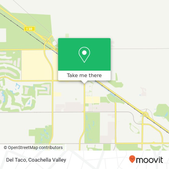 Del Taco map