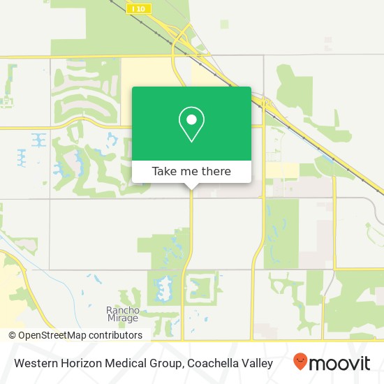 Western Horizon Medical Group map