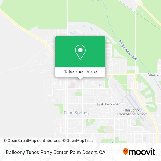Balloony Tunes Party Center map