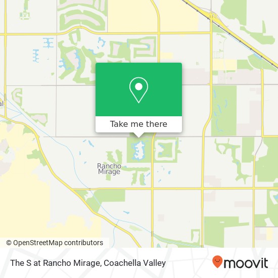 The S at Rancho Mirage map