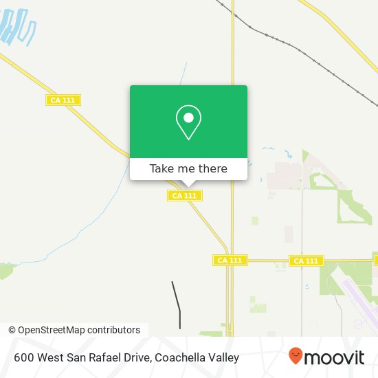 600 West San Rafael Drive map
