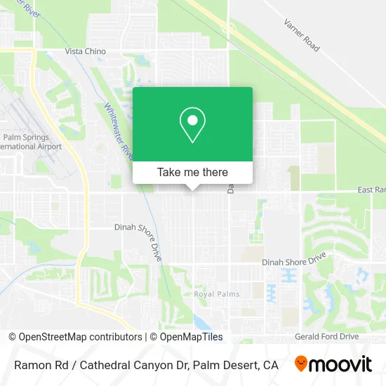 Ramon Rd / Cathedral Canyon Dr map