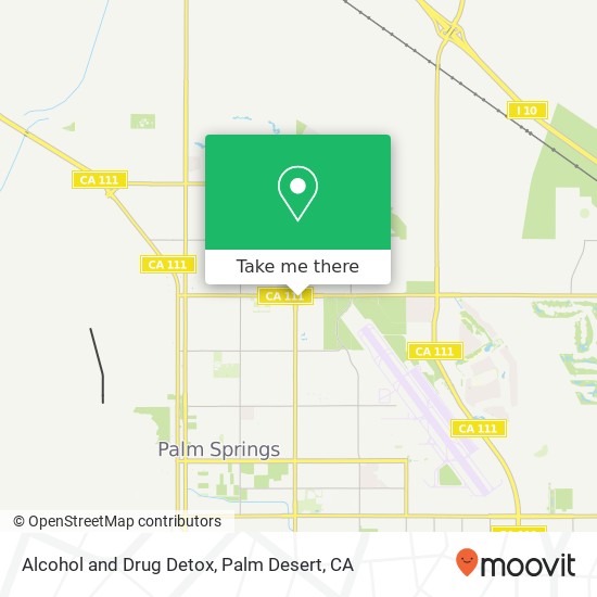 Alcohol and Drug Detox map