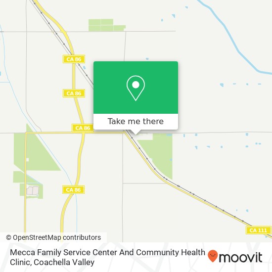 Mapa de Mecca Family Service Center And Community Health Clinic