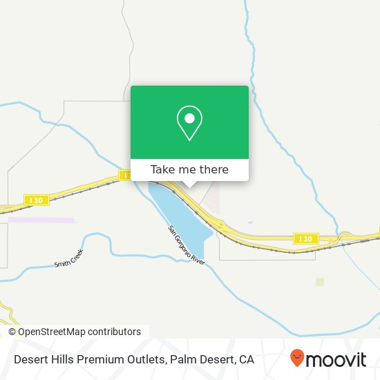 premium outlet cabazon outlet map