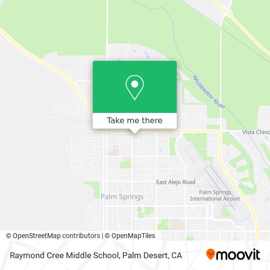 Raymond Cree Middle School map